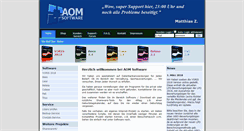 Desktop Screenshot of aom-software.de